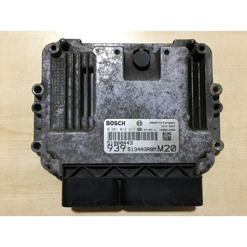 ECU MOTOR BOSCH EDC16C39-5.63 0281013417 FIAT ALFA ROMEO 51800443