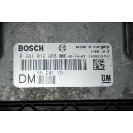 ECU MOTOR BOSCH EDC16C39-5.11 0281012868 OPEL 55201791 DM