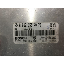 ECU BOSCH EDC15C6-4.11 0281010855 MERCEDES W210 E270 II 2.7 CDI 125KW 170HP 612961 A6121534079 - VIRGIN AUTOCODING