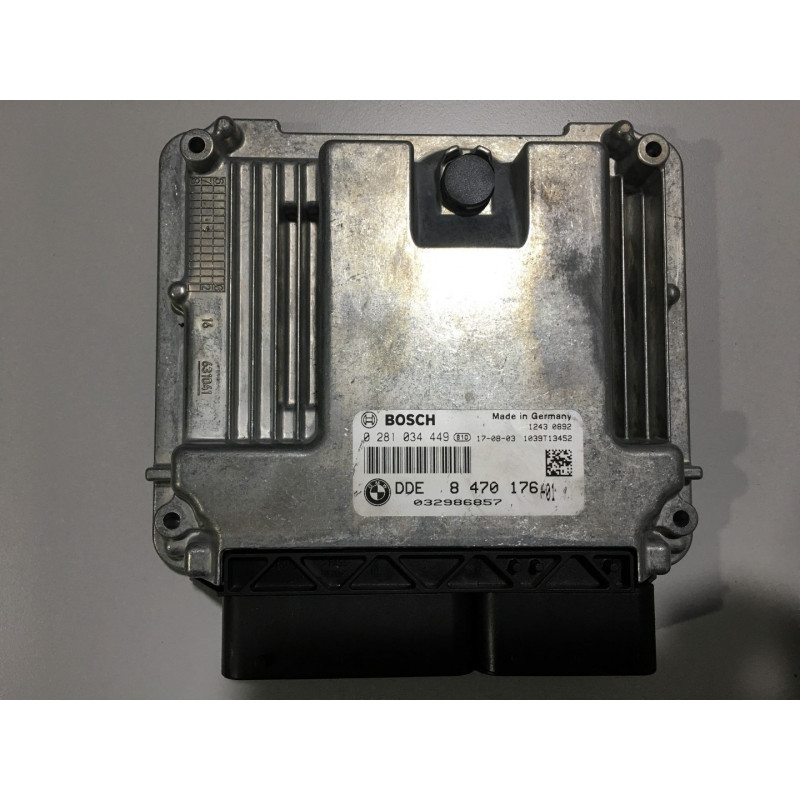 ECU MOTOR BOSCH EDC17C50-6.58 0281034449 BMW 8470176