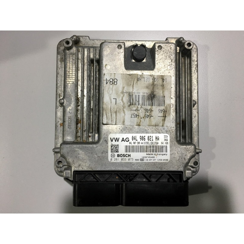 ECU MOTOR BOSCH EDC17C64 0281033073 VAG 04L906021HA ECU MOTOR BOSCH EDC17C64 0281033073 VAG 04L906021HA