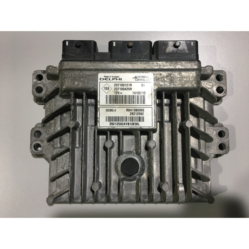 ECU MOTOR DELPHI DCM3.4 28212592 RENAULT 237100121R 237100425R