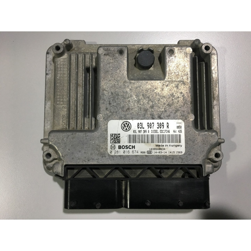 ECU MOTOR BOSCH EDC17C46-2.7 0281016674 VAG 03L907309R