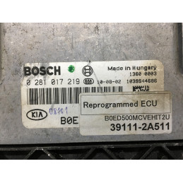 ECU MOTOR BOSCH EDC17C08-5.23 0281017219 KIA 39111-2A511