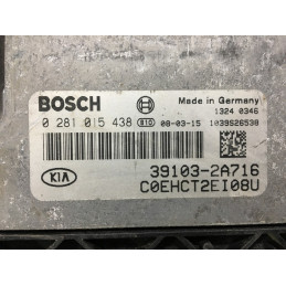 ENGINE ECU BOSCH EDC16C39-5.41 0281015438 KIA 39103-2A716