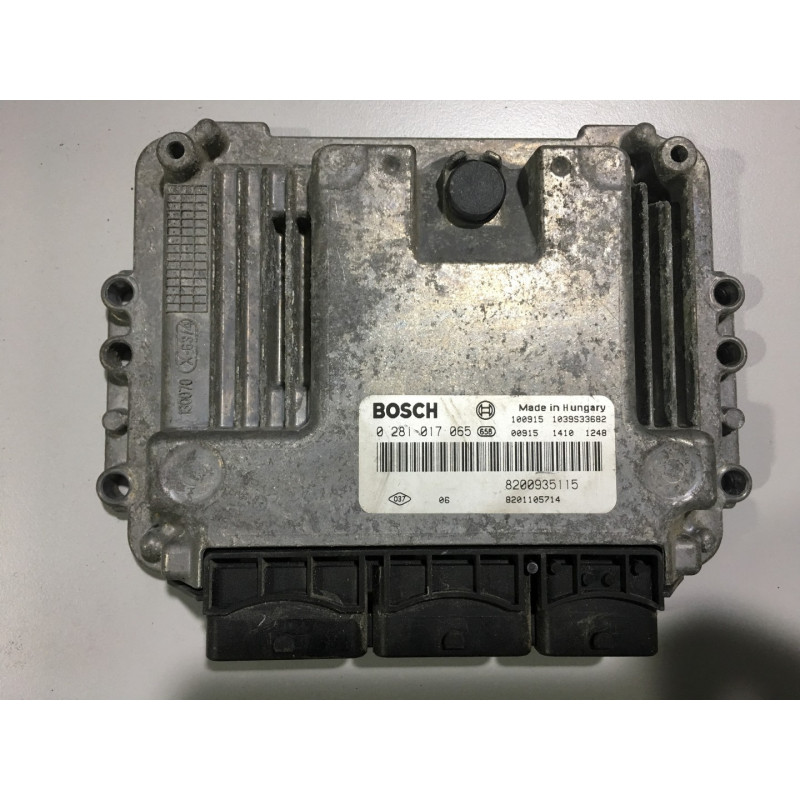 ECU MOTOR BOSCH EDC16C36-3.3 0281017065 RENAULT 8200935115 8201105714