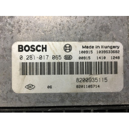 ECU MOTOR BOSCH EDC16C36-3.3 0281017065 RENAULT 8200935115 8201105714