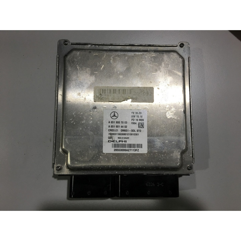 ENGINE ECU DELPHI CRD3.E1 28553006 MERCEDES A6519007003 A6519014402