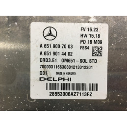 ECU MOTOR DELPHI CRD3.E1 28553006 MERCEDES A6519007003 A6519014402