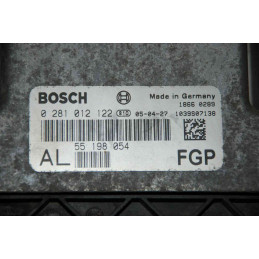 ECU MOTOR BOSCH EDC16C9 0281012122 OPEL 55198054