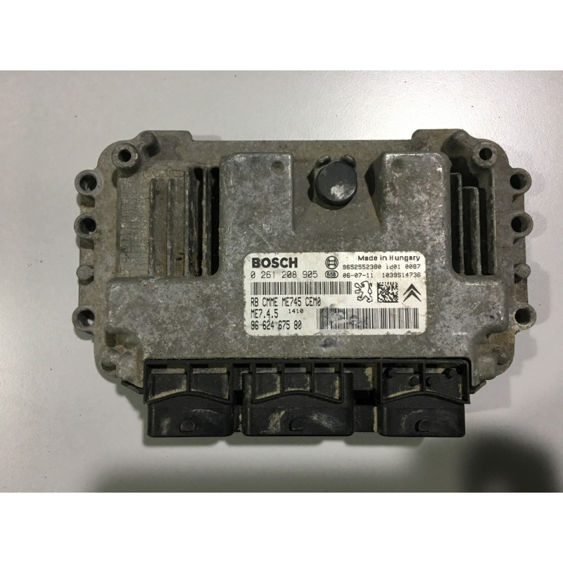 ECU MOTOR BOSCH ME7.4.5 0261208905 PSA 9662467580