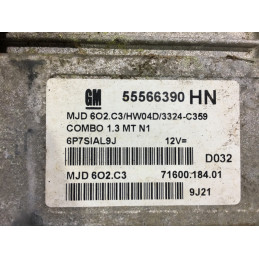 ECU MOTOR MAGNETI MARELLI MJD 6O2.C3 71600.184.01 OPEL 55566390 HN
