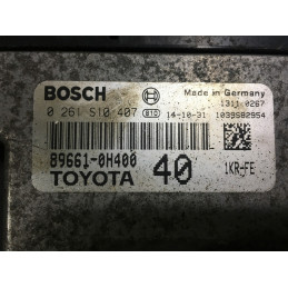 ECU MOTOR BOSCH ME17.9.52 0261S10407 TOYOTA 89661-0H400