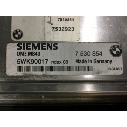 ECU MOTOR SIEMENS MS43 5WK90017 BMW 7530854