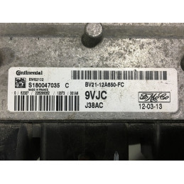 ECU MOTOR CONTINENTAL EMS 2102 S180047035C FORD BV21-12A650-FC 8VJC