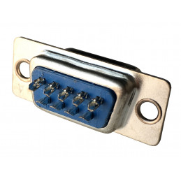 CONECTOR DB9 MACHO - SIN CARCASA