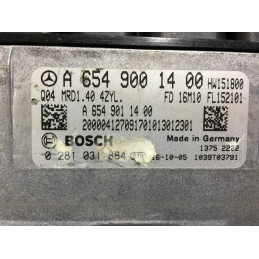 ECU MOTOR BOSCH MD1CP001-6.40 0281031884 MERCEDES A6549001400