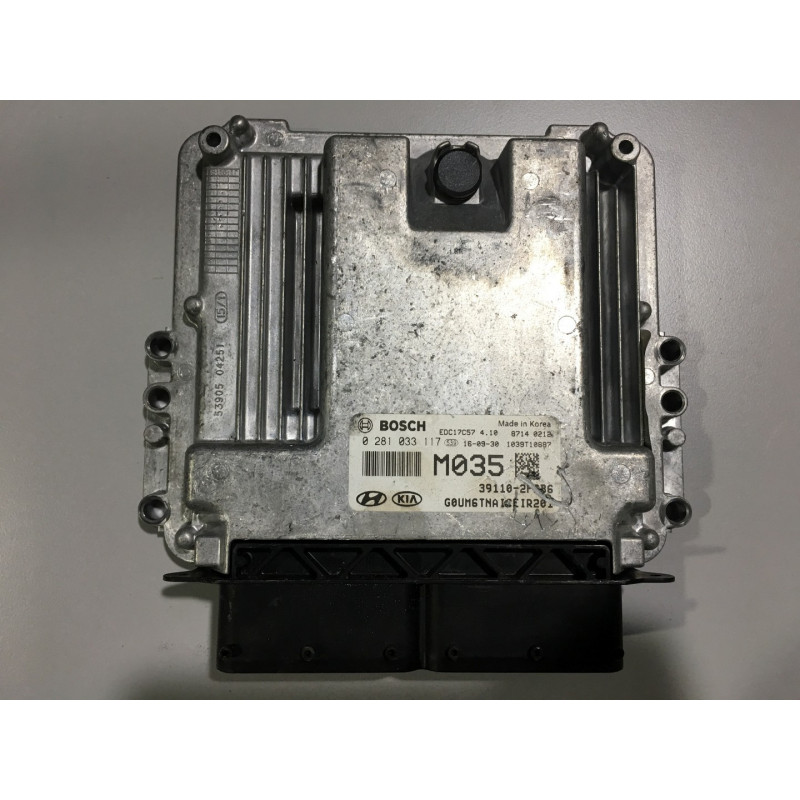 ECU MOTOR BOSCH EDC17C57-4.10 0281033117 KIA 39110-2FBB6 ECU MOTOR BOSCH EDC17C57-4.10 0281033117 KIA 39110-2FBB6