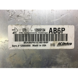 ECU MOTOR ACDELCO E78 OPEL 12669134 AB6P