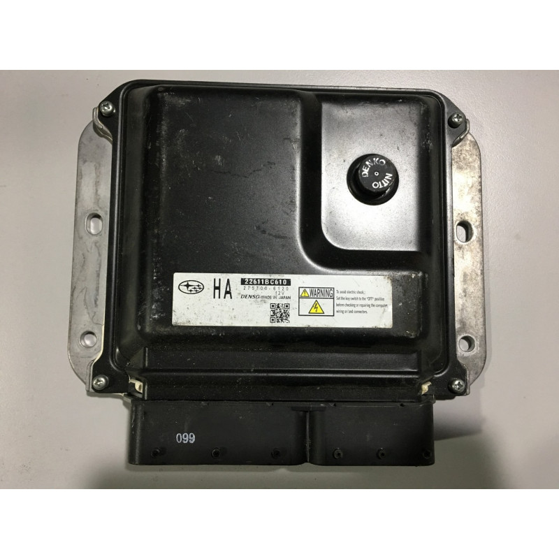 ENGINE ECU DENSO 275700-6120 SUBARU 22611BC610 HA