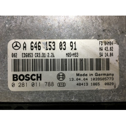 ECU MOTOR BOSCH EDC16C2-7.31 0281011788 MERCEDES A6461530391