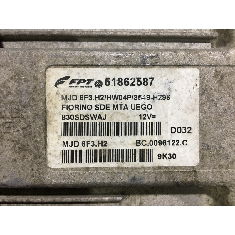 Calculateur (ECU) Vierge Pour Alfa Romeo Mito 1.3 MJD - Reconditionné, Référence 6F3J2 HW04P