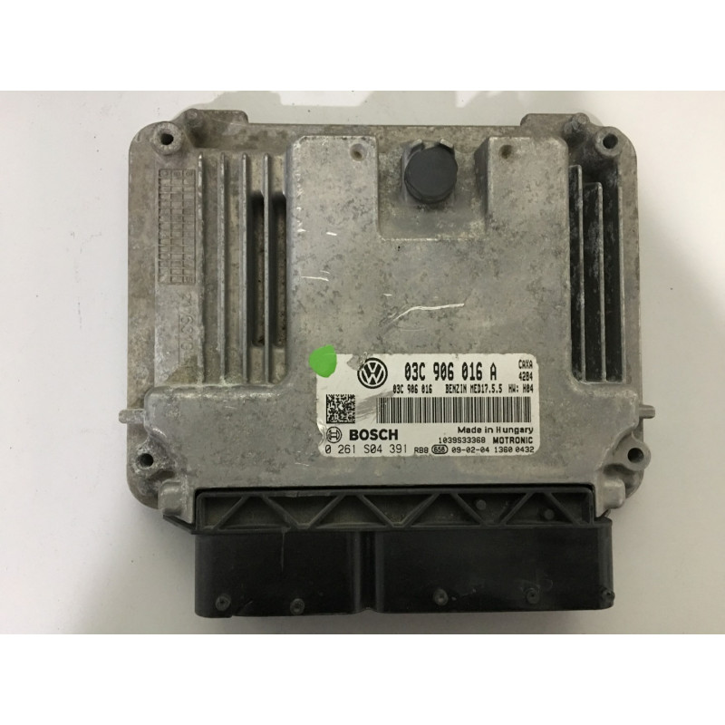 ECU MOTOR BOSCH MED17.5.5 0261S04391 VAG 03C906016A ECU MOTOR BOSCH MED17.5.5 0261S04391 VAG 03C906016A