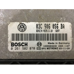 ECU BOSCH MED9.5.10 0261S02070 VW GOLF V (1K) 1.6 FSI 85KW 115HP 03C906056BA - WITH DISABLED IMMOBILIZER (IMMO OFF)