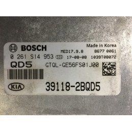 ECU MOTOR BOSCH MED17.9.8 0261S14953 KIA 39118-2BQD5