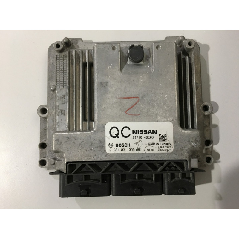 ECU MOTOR BOSCH EDC17C84-3.1 0281031099 NISSAN 237104BE0D