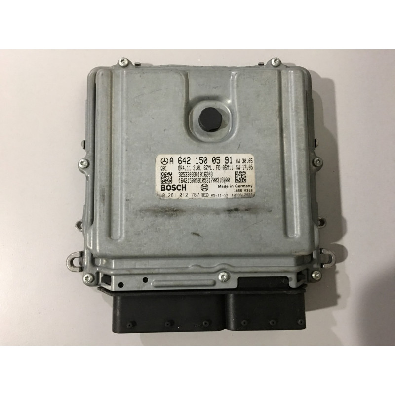 ENGINE ECU BOSCH EDC16CP31-8.11 0281012787 MERCEDES A6421500591 ENGINE ECU BOSCH EDC16CP31-8.11 0281012787 MERCEDES A6421500591