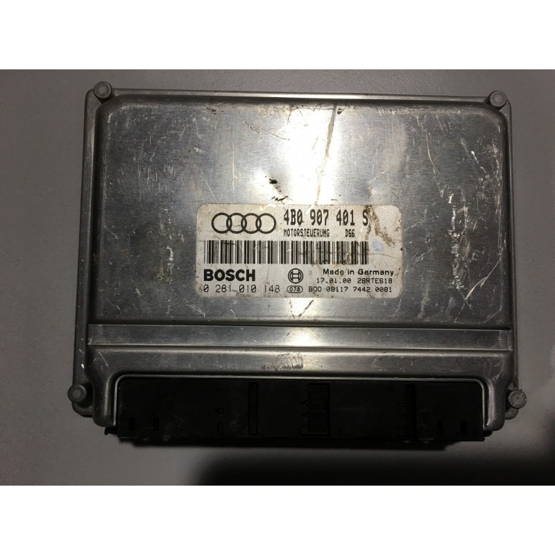 ENGINE ECU BOSCH EDC15M 0281010148 VAG 4B0907401S