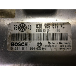 ECU MOTOR BOSCH EDC15P+22.3.2 0281011204 VAG 038906019KC