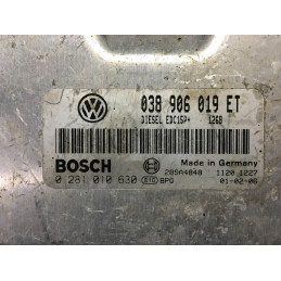 ECU MOTOR BOSCH EDC15P+22.3.2 0281010630 VAG 038906019ET