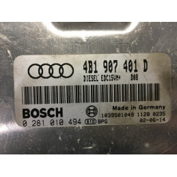 ENGINE ECU BOSCH EDC15VM+2.M1 0281010494 VAG 4B1907401D