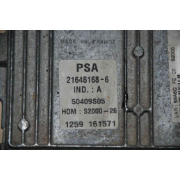 ECU SAGEM S2000-26 21646168-6 CITROEN SAXO I 1.4i 55KW 75CV HW 9641816080 SW 9637706480 - CON INMOVILIZADOR ANULADO