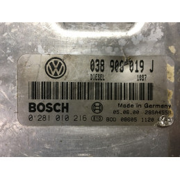 ECU MOTOR BOSCH EDC15P+22.3.2 0281010216 VAG 038906019J