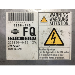 ECU MOTOR DENSO 275800-4453 NISSAN 23710ES65A