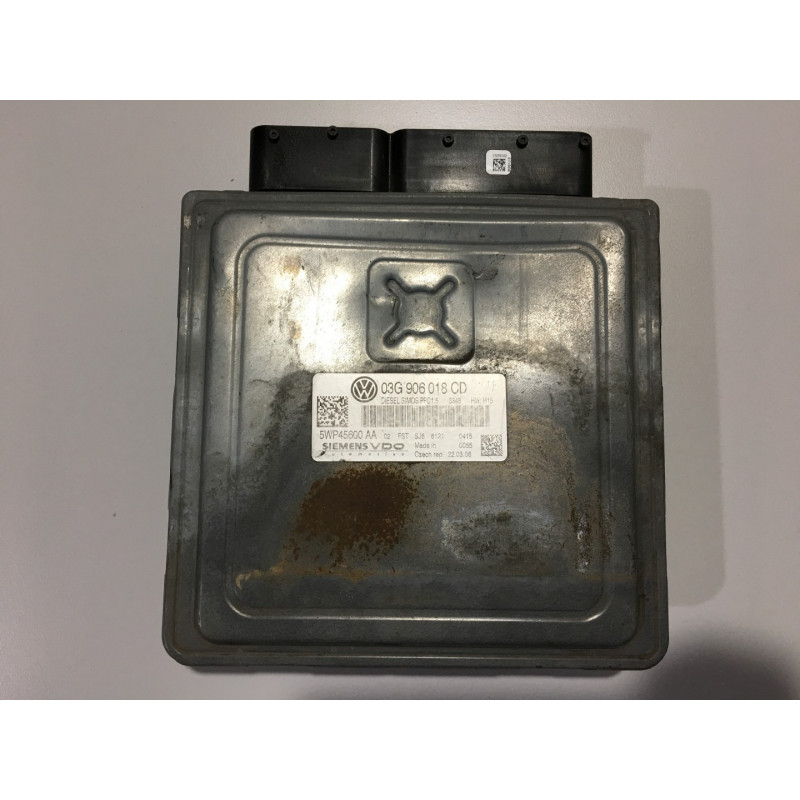 ECU SIEMENS VDO SIMOS PPD1.5 5WP45600AA VW PASSAT V (3C) 2.0 TDI 140CV 03G906018CD - CON INMOVILIZADOR ANULADO (INMO / IMMO OFF)