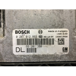 ECU MOTOR BOSCH EDC16C39 0281012869 OPEL 55201790