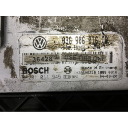 ECU MOTOR BOSCH EDC16U1-5.41 0281011945 VAG 03G906016CD