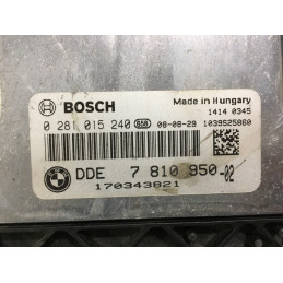 ENGINE ECU BOSCH EDC16CP35-5.24 0281015240 BMW 7810950