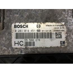 ECU MOTOR BOSCH EDC16C39-5.22 0281014451 OPEL 55566278 HC