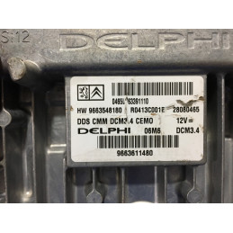 ECU MOTOR DELPHI DCM3.4 R0413C001E PSA 9663548180 9663611480