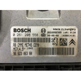 ECU MOTOR BOSCH ME7.4.5 0261208558 PSA 9662306380