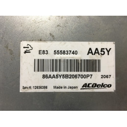 ENGINE ECU ACDELCO E83 OPEL 55583740 AA5Y