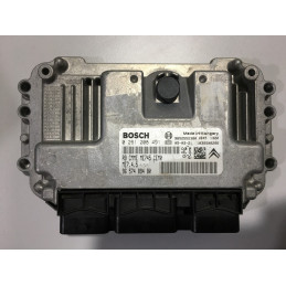 ECU MOTOR BOSCH ME7.4.5 0261208491 PSA 9657489480 - CON INMOVILIZADOR ANULADO (INMO / IMMO OFF)