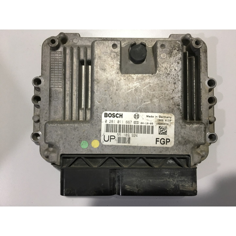 ECU MOTOR BOSCH EDC16C9-3.22 0281011667 OPEL ASTRA III (H) 1.9 CDTI 110KW 150CV 55189924 UP - VIRGEN