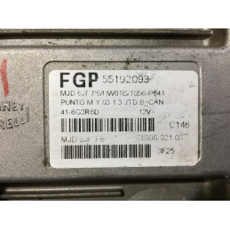 ECU MOTOR MAGNETI MARELLI MJD 6JF.P6 7160002103 FIAT 55192093