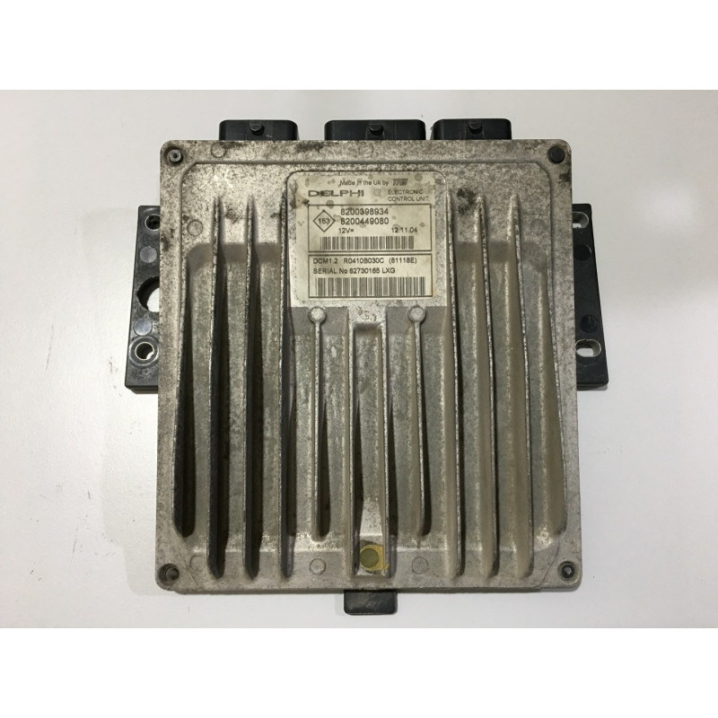 ENGINE ECU DELPHI DCM1.2 R0410B030C RENAULT 8200398934 8200449080